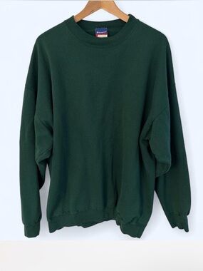 Champion Forest Green Crewneck Sweatshirt